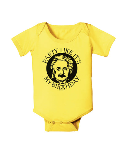 Pi Day - Birthday Design Baby Romper Bodysuit by TooLoud-Baby Romper-TooLoud-Yellow-06-Months-Davson Sales