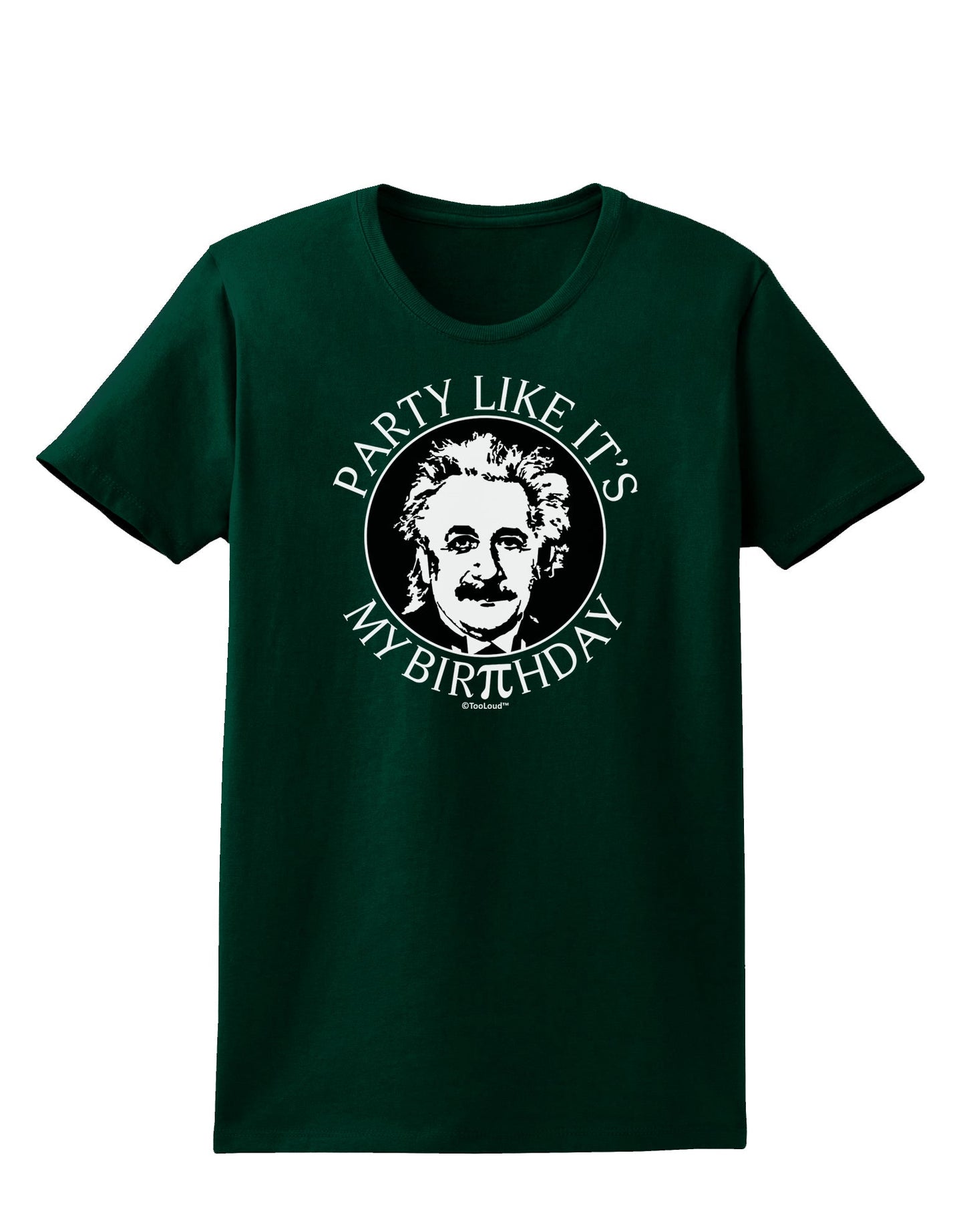 Pi Day - Birthday Design Womens Dark T-Shirt by TooLoud-Womens T-Shirt-TooLoud-Forest-Green-Small-Davson Sales