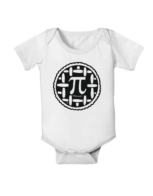 Pi Pie Baby Romper Bodysuit-Baby Romper-TooLoud-White-06-Months-Davson Sales