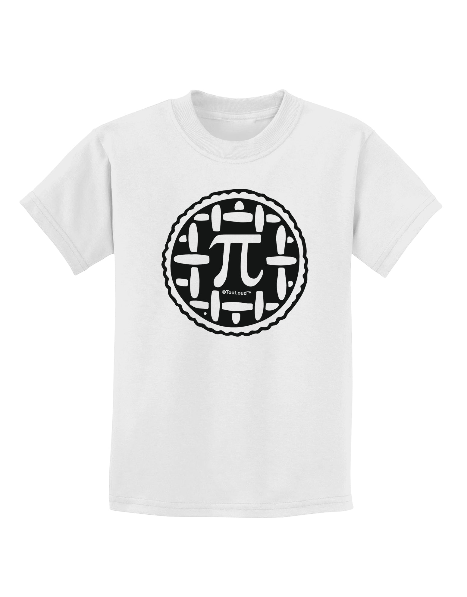 Pi Pie Childrens T-Shirt-Childrens T-Shirt-TooLoud-White-X-Small-Davson Sales