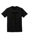 Pi Symbol Glitter - Black Adult Dark T-Shirt by TooLoud-Mens T-Shirt-TooLoud-Black-Small-Davson Sales