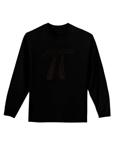 Pi Symbol Glitter - Black Adult Long Sleeve Dark T-Shirt by TooLoud-TooLoud-Black-Small-Davson Sales