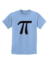 Pi Symbol Glitter - Black Childrens T-Shirt by TooLoud-Childrens T-Shirt-TooLoud-Light-Blue-X-Small-Davson Sales