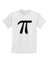 Pi Symbol Glitter - Black Childrens T-Shirt by TooLoud-Childrens T-Shirt-TooLoud-White-X-Small-Davson Sales