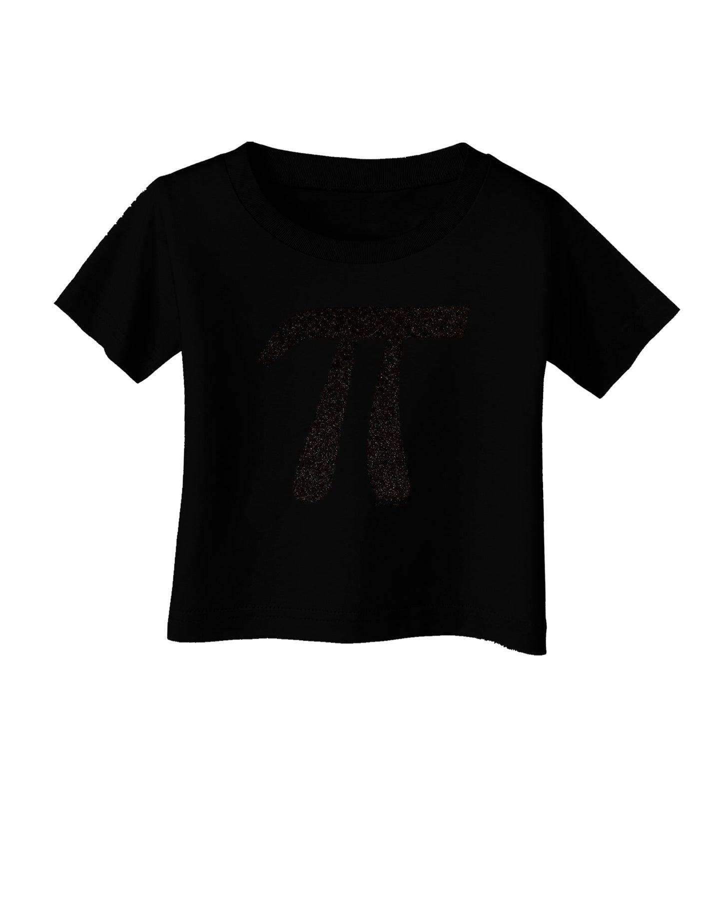 Pi Symbol Glitter - Black Infant T-Shirt Dark by TooLoud-Infant T-Shirt-TooLoud-Black-06-Months-Davson Sales
