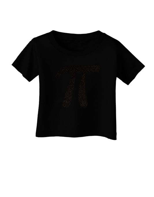 Pi Symbol Glitter - Black Infant T-Shirt Dark by TooLoud-Infant T-Shirt-TooLoud-Black-06-Months-Davson Sales