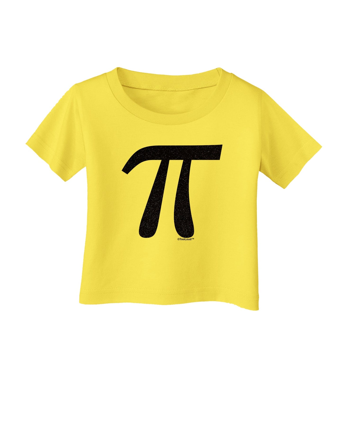 Pi Symbol Glitter - Black Infant T-Shirt by TooLoud-Infant T-Shirt-TooLoud-Yellow-06-Months-Davson Sales
