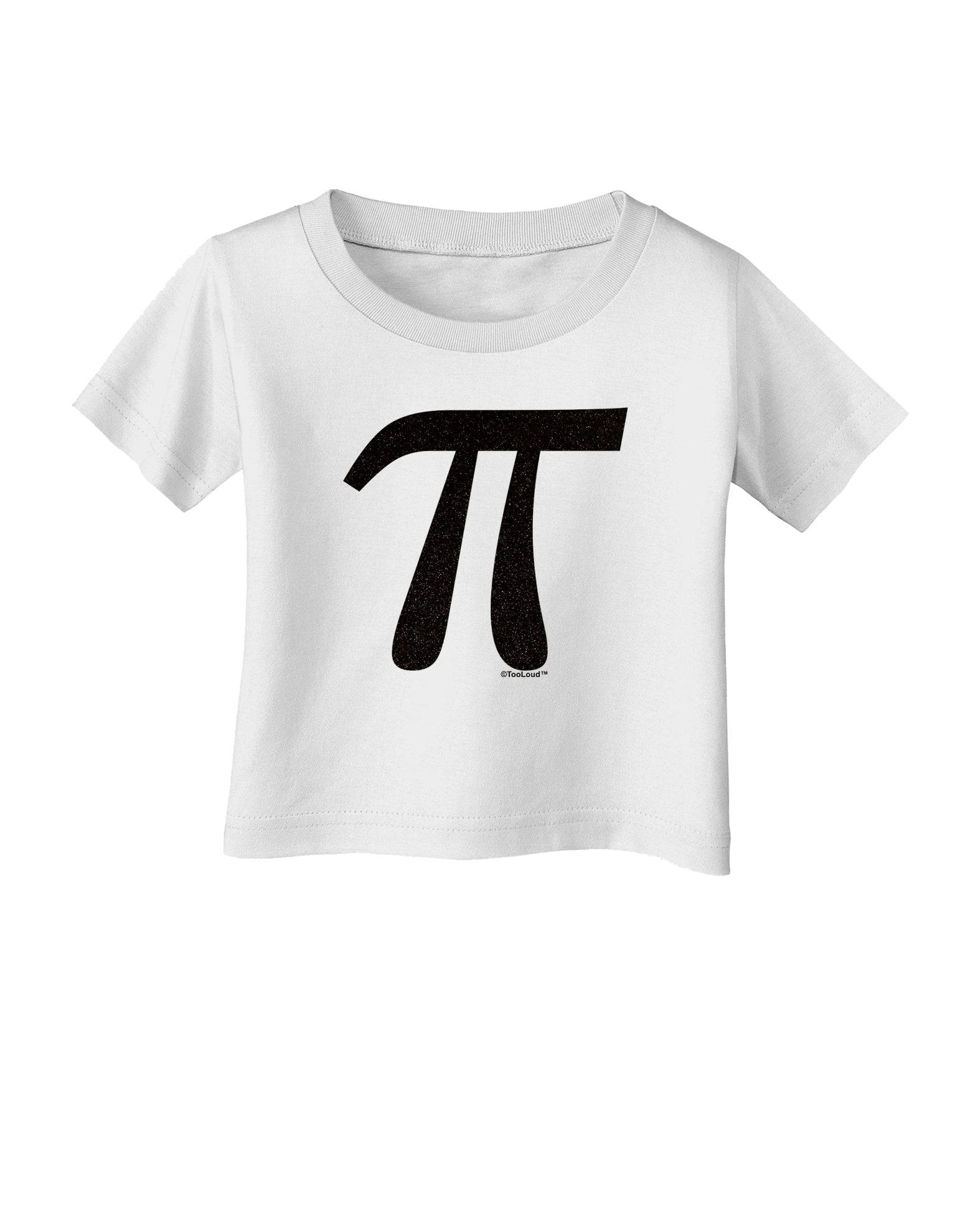 Pi Symbol Glitter - Black Infant T-Shirt by TooLoud-Infant T-Shirt-TooLoud-White-06-Months-Davson Sales
