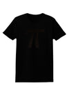 Pi Symbol Glitter - Black Womens Dark T-Shirt by TooLoud-Womens T-Shirt-TooLoud-Black-X-Small-Davson Sales