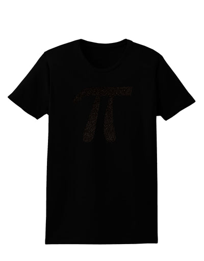 Pi Symbol Glitter - Black Womens Dark T-Shirt by TooLoud-Womens T-Shirt-TooLoud-Black-X-Small-Davson Sales