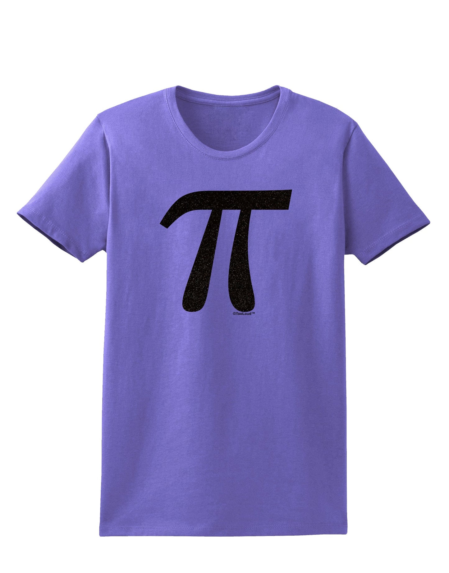 Pi Symbol Glitter - Black Womens T-Shirt by TooLoud-Womens T-Shirt-TooLoud-Violet-X-Small-Davson Sales