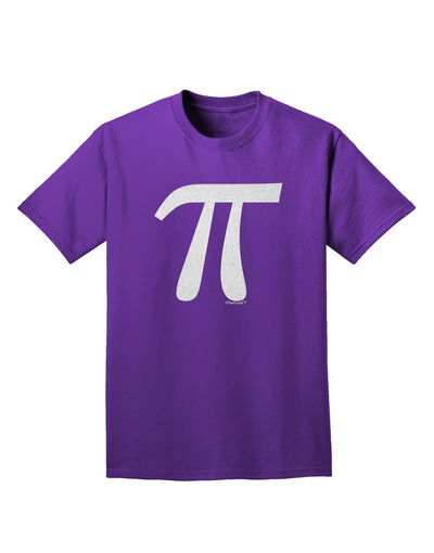 Pi Symbol Glitter - White Adult Dark T-Shirt by TooLoud-Mens T-Shirt-TooLoud-Purple-Small-Davson Sales