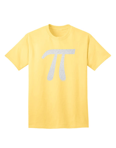 Pi Symbol Glitter - White Adult T-Shirt by TooLoud: A Sparkling Addition to Your Wardrobe-Mens T-shirts-TooLoud-Yellow-Small-Davson Sales