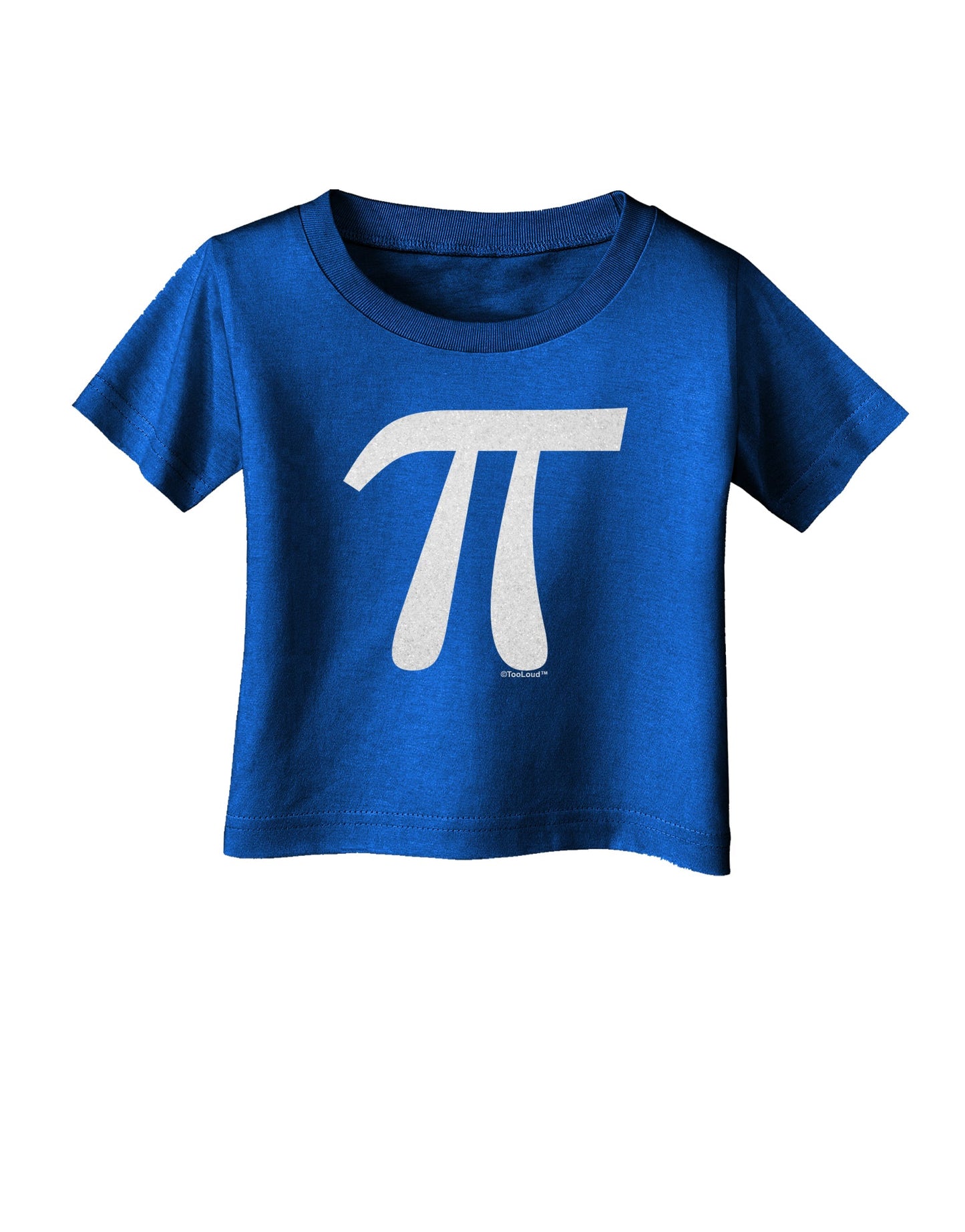 Pi Symbol Glitter - White Infant T-Shirt Dark by TooLoud-Infant T-Shirt-TooLoud-Royal-Blue-06-Months-Davson Sales