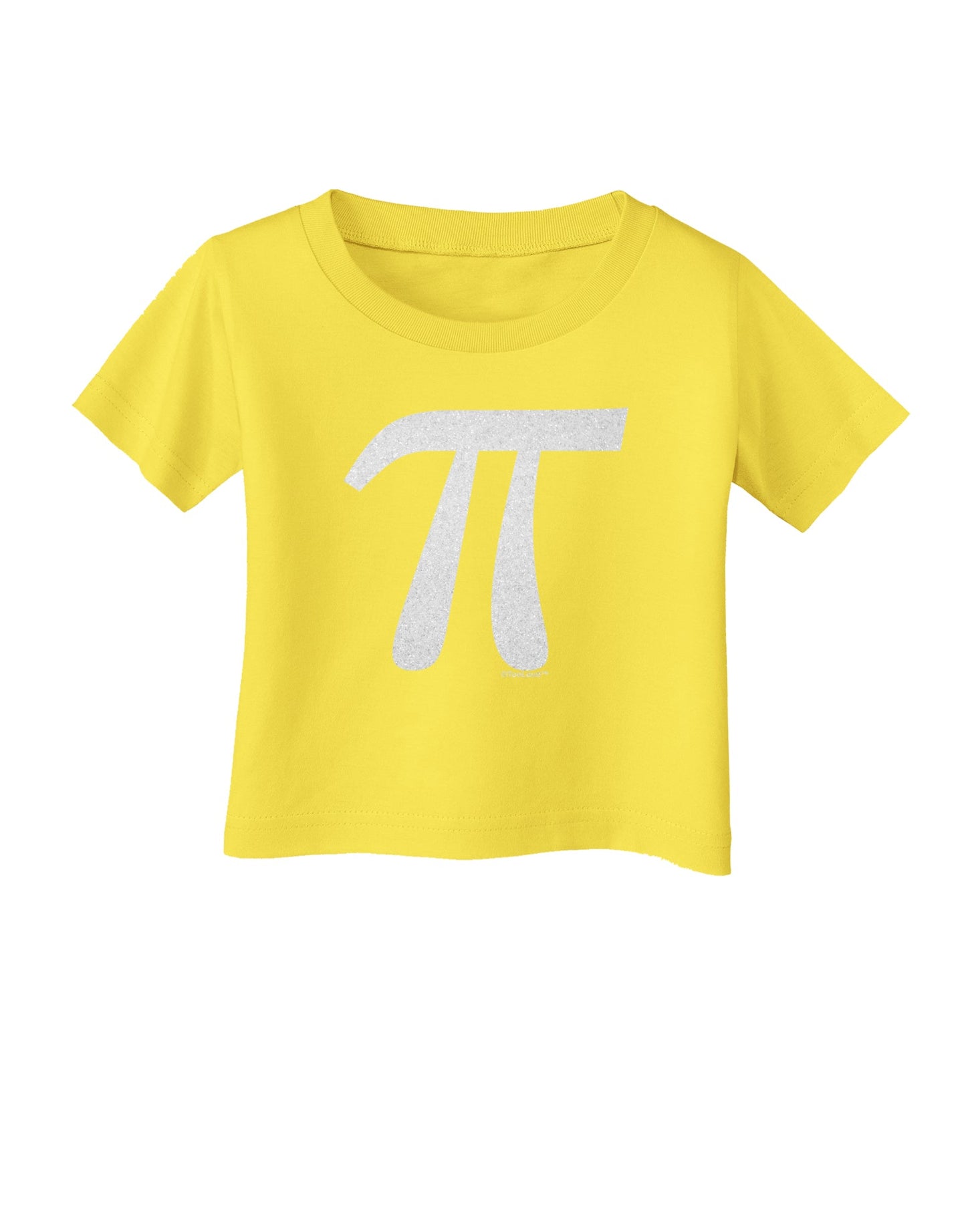 Pi Symbol Glitter - White Infant T-Shirt by TooLoud-Infant T-Shirt-TooLoud-Yellow-06-Months-Davson Sales