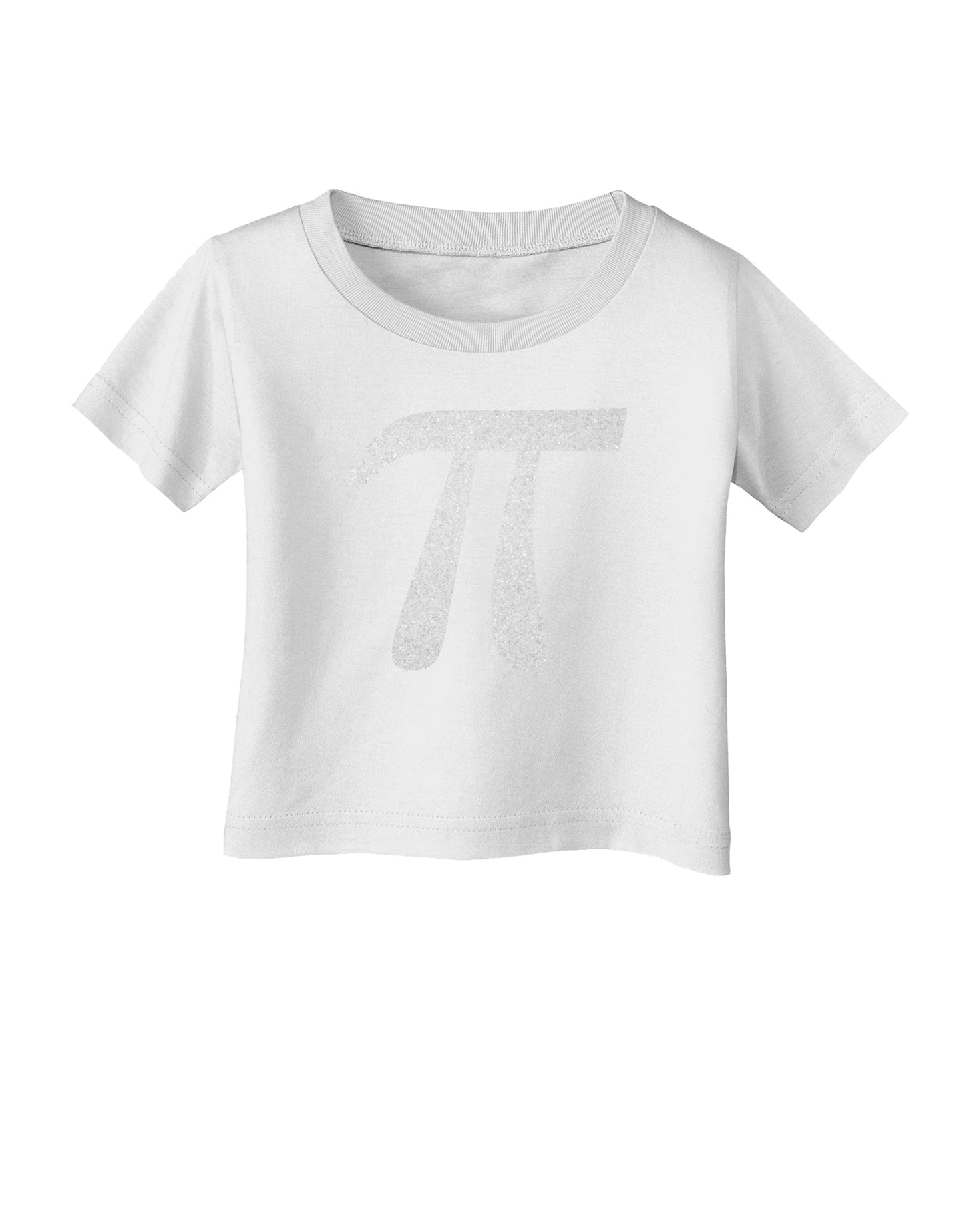 Pi Symbol Glitter - White Infant T-Shirt by TooLoud-Infant T-Shirt-TooLoud-White-06-Months-Davson Sales