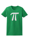 Pi Symbol Glitter - White Womens Dark T-Shirt by TooLoud-Womens T-Shirt-TooLoud-Kelly-Green-X-Small-Davson Sales