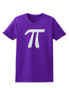 Pi Symbol Glitter - White Womens Dark T-Shirt by TooLoud-Womens T-Shirt-TooLoud-Purple-X-Small-Davson Sales