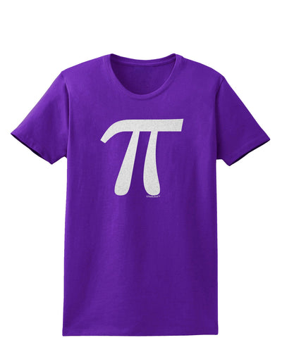 Pi Symbol Glitter - White Womens Dark T-Shirt by TooLoud-Womens T-Shirt-TooLoud-Purple-X-Small-Davson Sales