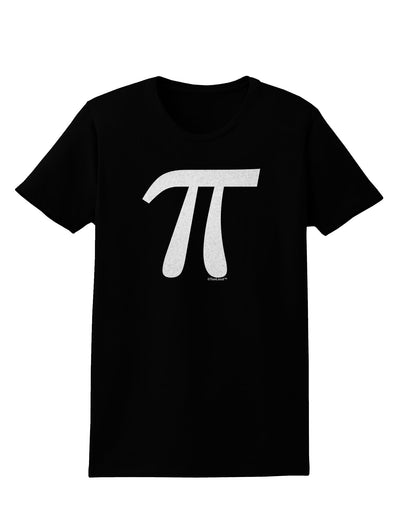 Pi Symbol Glitter - White Womens Dark T-Shirt by TooLoud-Womens T-Shirt-TooLoud-Black-X-Small-Davson Sales