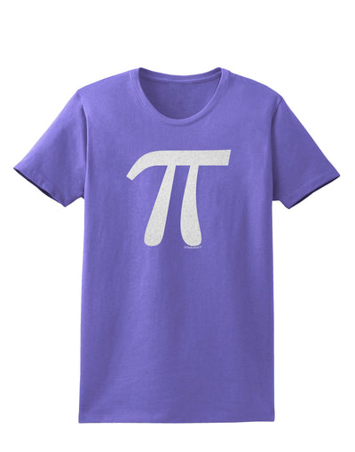 Pi Symbol Glitter - White Womens T-Shirt by TooLoud-Womens T-Shirt-TooLoud-Violet-X-Small-Davson Sales