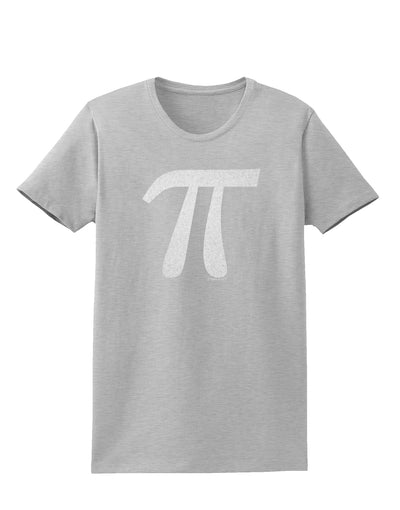 Pi Symbol Glitter - White Womens T-Shirt by TooLoud-Womens T-Shirt-TooLoud-AshGray-X-Small-Davson Sales