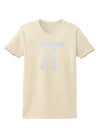 Pi Symbol Glitter - White Womens T-Shirt by TooLoud-Womens T-Shirt-TooLoud-Natural-X-Small-Davson Sales