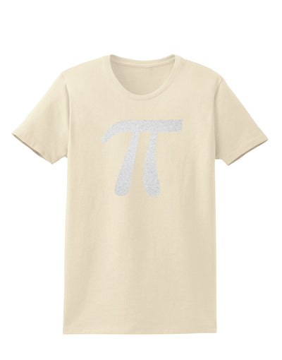 Pi Symbol Glitter - White Womens T-Shirt by TooLoud-Womens T-Shirt-TooLoud-Natural-X-Small-Davson Sales