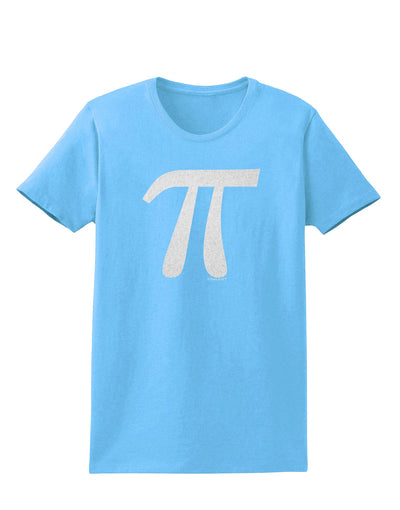 Pi Symbol Glitter - White Womens T-Shirt by TooLoud-Womens T-Shirt-TooLoud-Aquatic-Blue-X-Small-Davson Sales