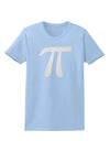 Pi Symbol Glitter - White Womens T-Shirt by TooLoud-Womens T-Shirt-TooLoud-Light-Blue-X-Small-Davson Sales