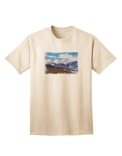 Pikes Peak Adult T-Shirt-Mens T-Shirt-TooLoud-Natural-Small-Davson Sales