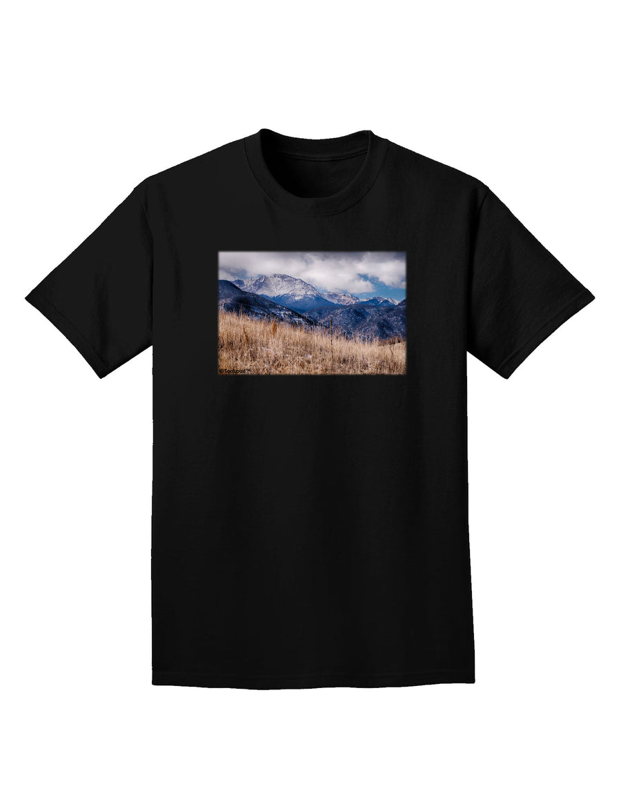 Pikes Peak CO Mountains Adult Dark T-Shirt by TooLoud-Mens T-Shirt-TooLoud-Kelly-Green-Small-Davson Sales