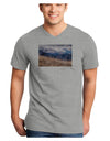 Pikes Peak CO Mountains Adult V-Neck T-shirt by TooLoud-Mens V-Neck T-Shirt-TooLoud-HeatherGray-Small-Davson Sales