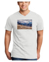 Pikes Peak CO Mountains Adult V-Neck T-shirt by TooLoud-Mens V-Neck T-Shirt-TooLoud-White-Small-Davson Sales