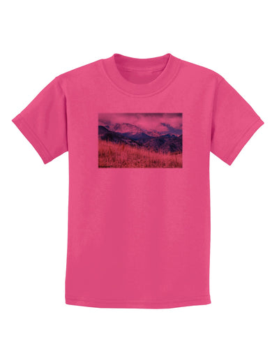 Pikes Peak CO Mountains Childrens T-Shirt by TooLoud-Childrens T-Shirt-TooLoud-Sangria-X-Small-Davson Sales