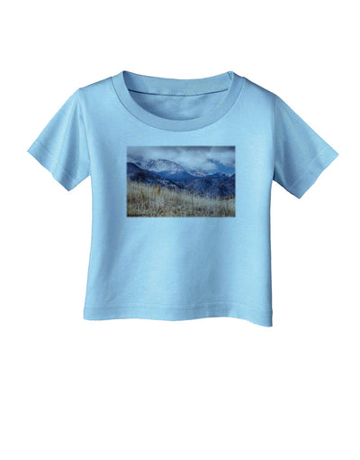 Pikes Peak CO Mountains Infant T-Shirt by TooLoud-Infant T-Shirt-TooLoud-Aquatic-Blue-06-Months-Davson Sales