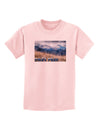 Pikes Peak CO Mountains Text Childrens T-Shirt by TooLoud-Childrens T-Shirt-TooLoud-PalePink-X-Small-Davson Sales