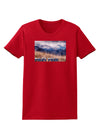 Pikes Peak CO Mountains Text Womens Dark T-Shirt by TooLoud-Womens T-Shirt-TooLoud-Red-X-Small-Davson Sales