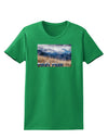 Pikes Peak CO Mountains Text Womens Dark T-Shirt by TooLoud-Womens T-Shirt-TooLoud-Kelly-Green-X-Small-Davson Sales