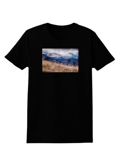 Pikes Peak CO Mountains Womens Dark T-Shirt by TooLoud-Womens T-Shirt-TooLoud-Black-X-Small-Davson Sales