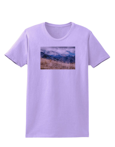 Pikes Peak CO Mountains Womens T-Shirt by TooLoud-Womens T-Shirt-TooLoud-Lavender-X-Small-Davson Sales