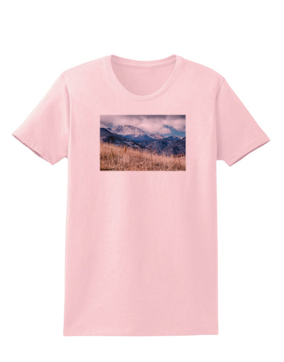 Pikes Peak CO Mountains Womens T-Shirt by TooLoud-Womens T-Shirt-TooLoud-PalePink-X-Small-Davson Sales