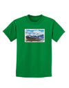 Pikes Peak Childrens Dark T-Shirt-Childrens T-Shirt-TooLoud-Kelly-Green-X-Small-Davson Sales