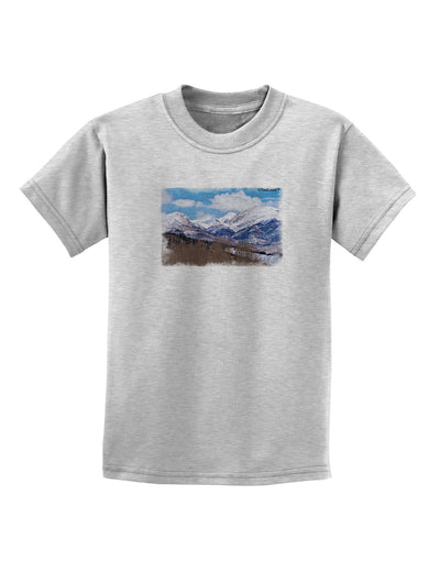 Pikes Peak Childrens T-Shirt-Childrens T-Shirt-TooLoud-AshGray-X-Small-Davson Sales