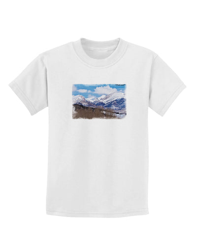 Pikes Peak Childrens T-Shirt-Childrens T-Shirt-TooLoud-White-X-Small-Davson Sales