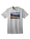 Pikes Peak Colorado Mountains Text Adult T-Shirt - A Captivating Addition to Your Wardrobe by TooLoud-Mens T-shirts-TooLoud-AshGray-Small-Davson Sales