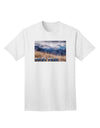 Pikes Peak Colorado Mountains Text Adult T-Shirt - A Captivating Addition to Your Wardrobe by TooLoud-Mens T-shirts-TooLoud-White-Small-Davson Sales