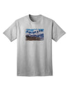 Pikes Peak Text Adult T-Shirt-Mens T-Shirt-TooLoud-AshGray-Small-Davson Sales