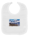 Pikes Peak Text Baby Bib