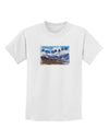 Pikes Peak Text Childrens T-Shirt-Childrens T-Shirt-TooLoud-White-X-Small-Davson Sales